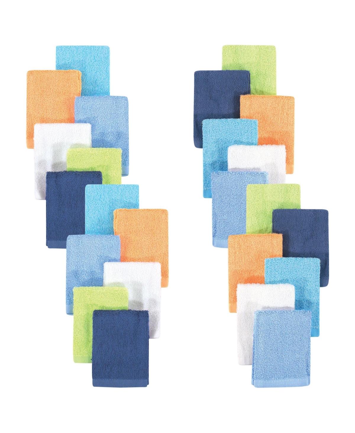 Hudson Baby Boys Silky Bamboo-Derived Rayon Washcloth Pack