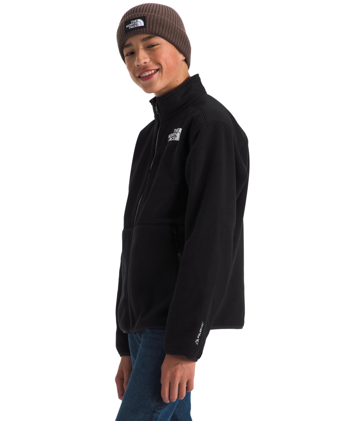 The North Face Big Kids Denali Jacket In Tnf Black