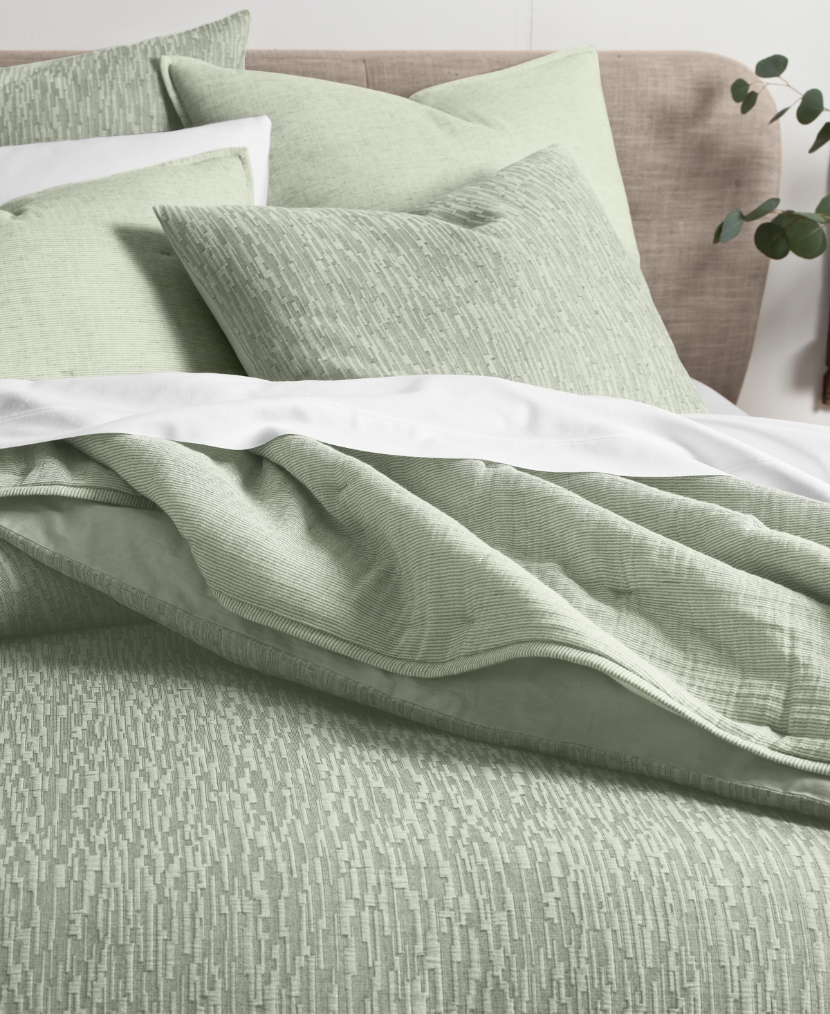 Last Act! Oake Ripple Matelasse 3-Pc. Duvet Cover Set, King, Exclusively at Macy's