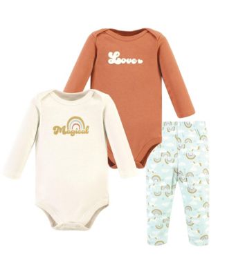 Cotton Bodysuit and Pant Set