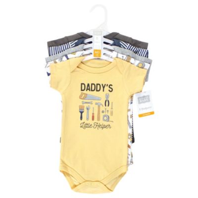 Baby Boys Hudson Essential Cotton Bodysuits 5-Piece Set