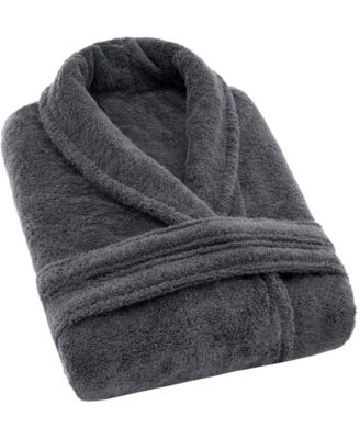 Lightweight Plush Shawl Collar Bathrobes