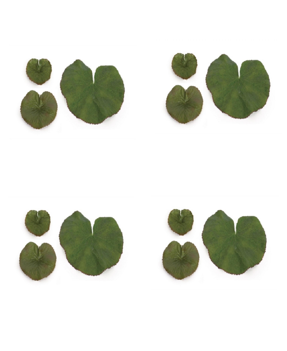 Assorted Bag of Leaves Filler (Set of 12) - Green