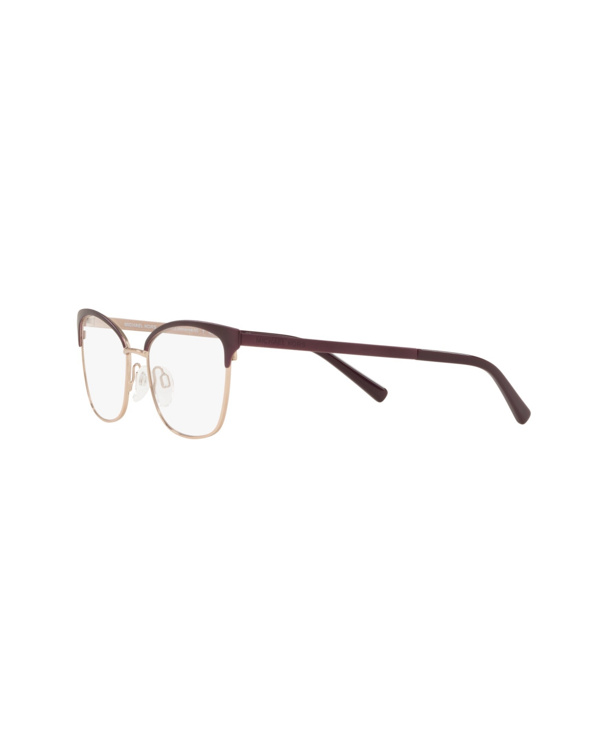Michael Kors Women's Eyeglasses, Mk3012 In Cordovan,rose Gold