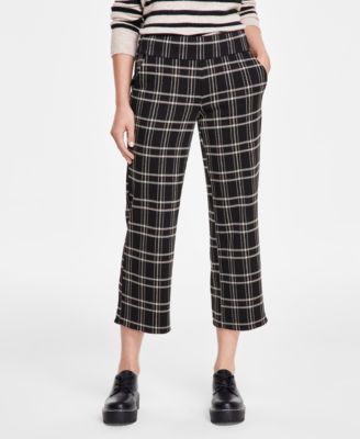 Liverpool Los Angeles - Women's Mabel Plaid Pull-On Ankle Pants