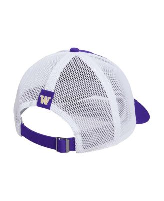 Men's Purple Washington Huskies Mascot Block Letter Slouch Trucker Adjustable Hat