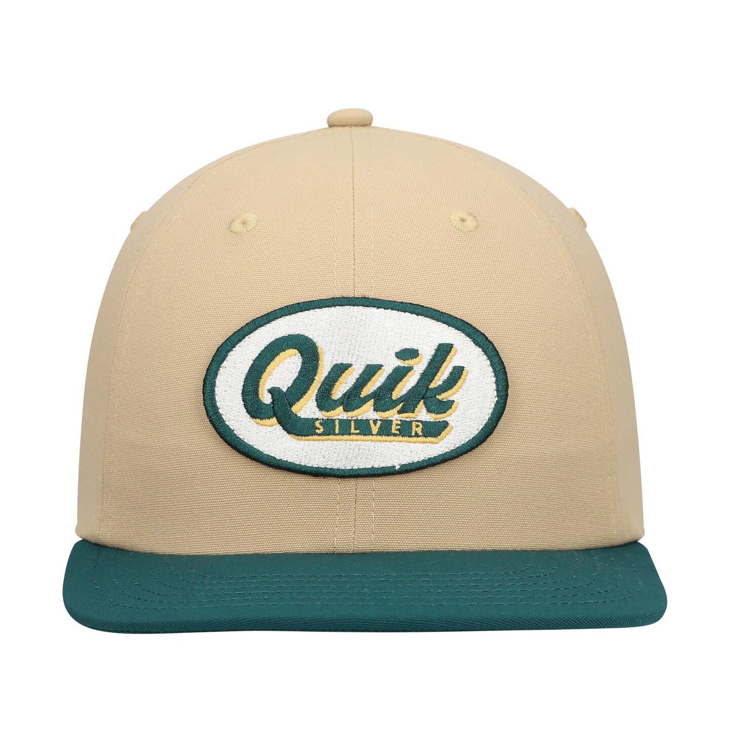 Мужская кепка Quiksilver Tan/Green Field Posture Adjustable Hat — фото 2