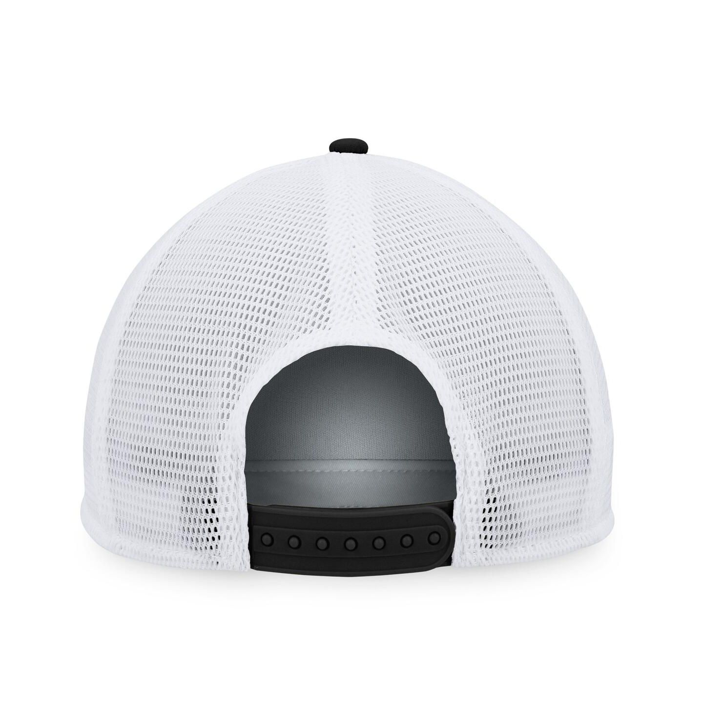 Мужская кепка Fanatics Black/White Pittsburgh Penguins Foam Front Patch Trucker Snapback Hat — фото 3