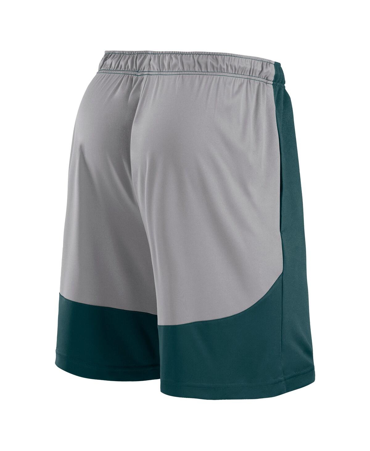 Fanatics Men's MidnightSilver Philadelphia Eagles Go Hard Shorts - Green, Silver
