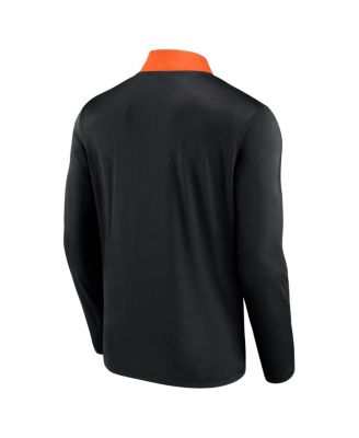 Men's Black Baltimore Orioles Unstoppable Quarter-Zip Top