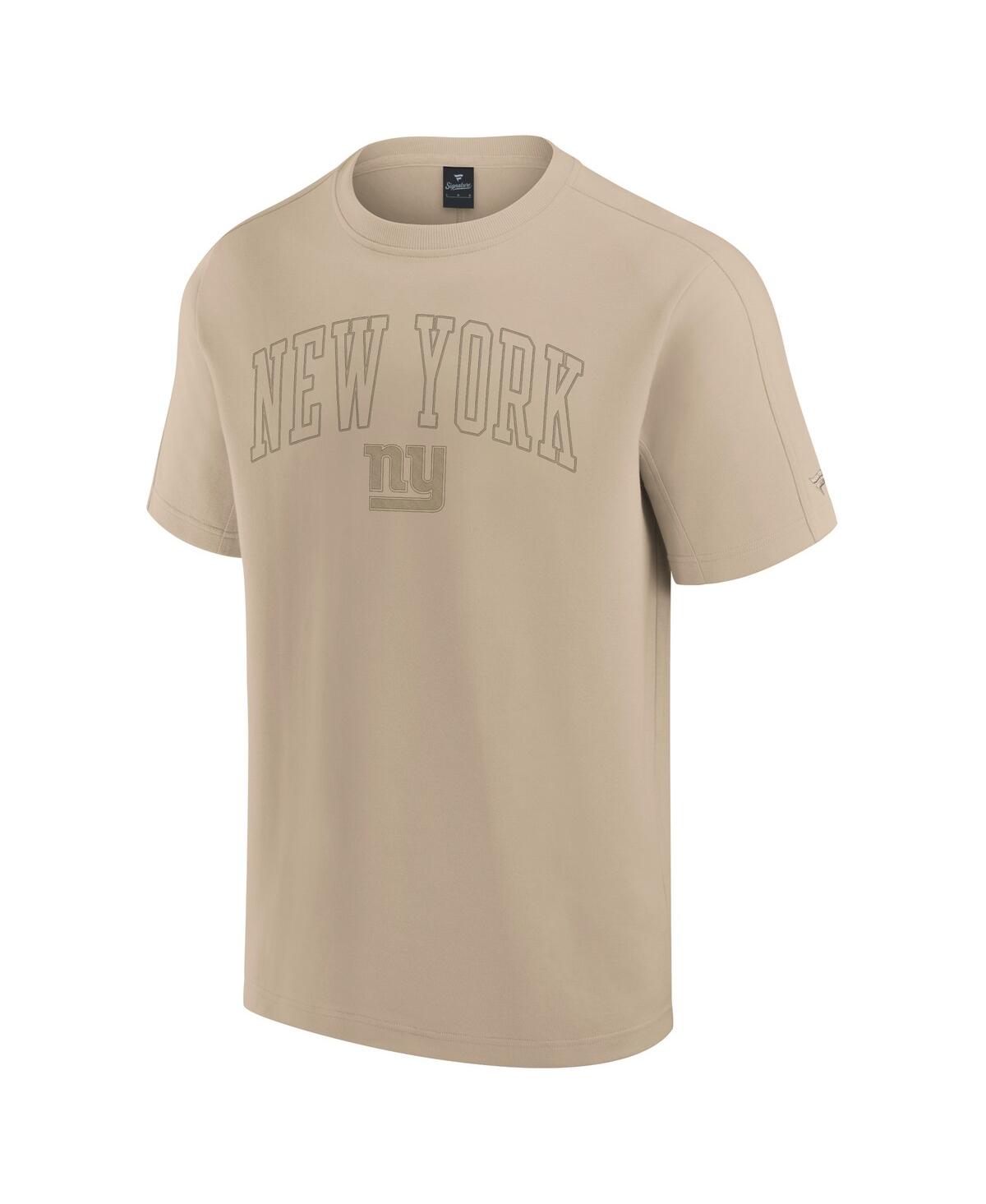Fanatics Men's And Women's Khaki Cincinnati Bengals Elements Heavyweight Tri-blend T-shirt In Khaki