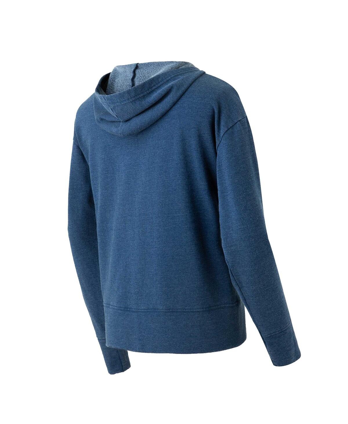 Concepts Sport Women'sUswnt Volley Hoodie Long Sleeve T-Shirt - Navy