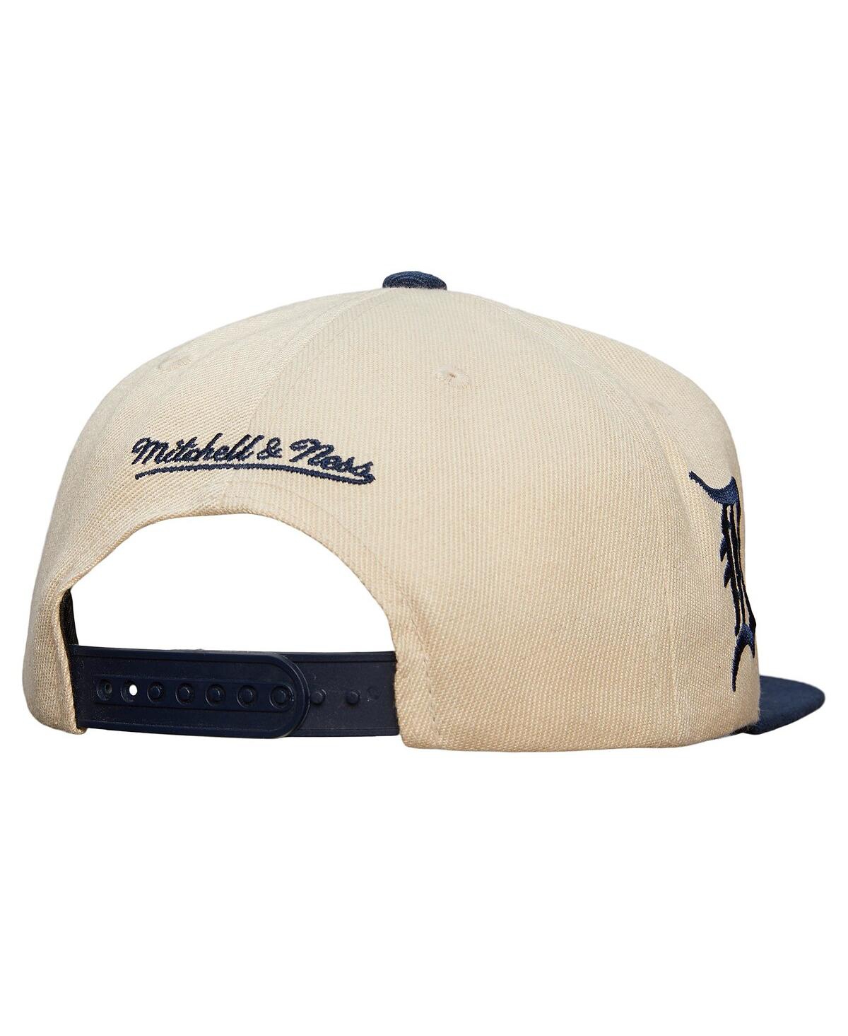 Mitchell & Ness Men's Cream Detroit Tigers Cooperstown Collection Speed Zone Snapback Hat In Cream