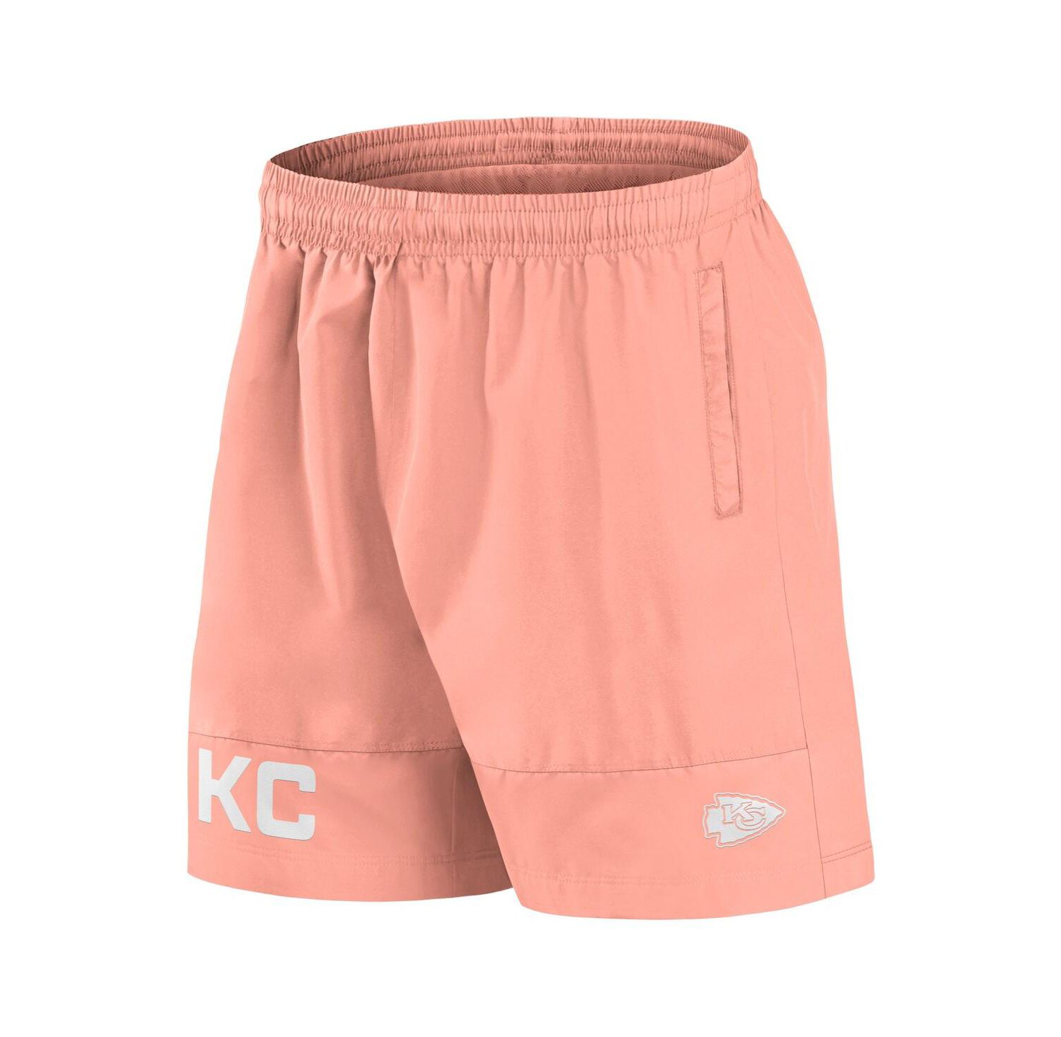 Men's Coral Kansas City Chiefs Elements Shorts