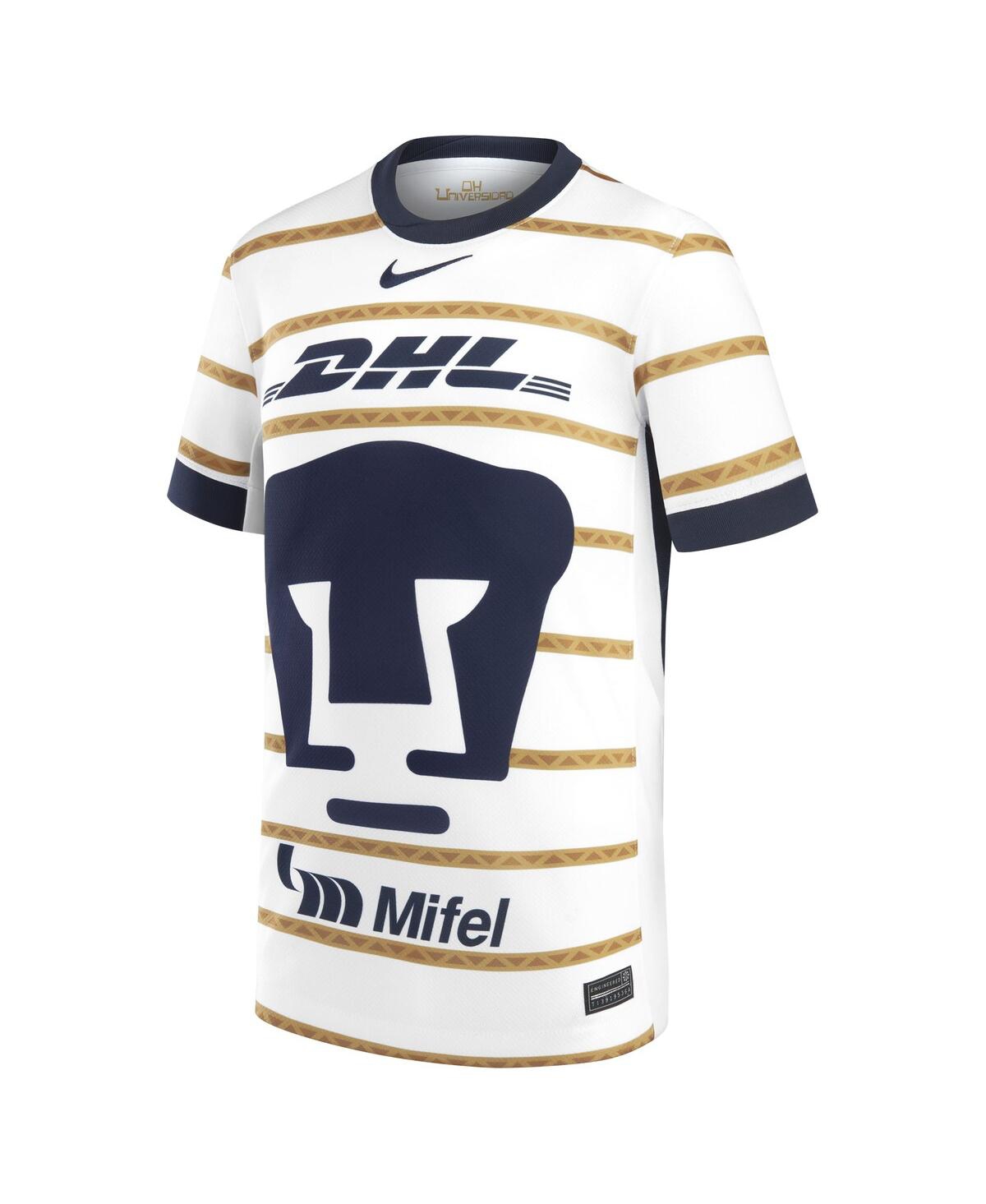 Nike Big Boys and GirlsPumas 2024/25 Home Replica Jersey - White