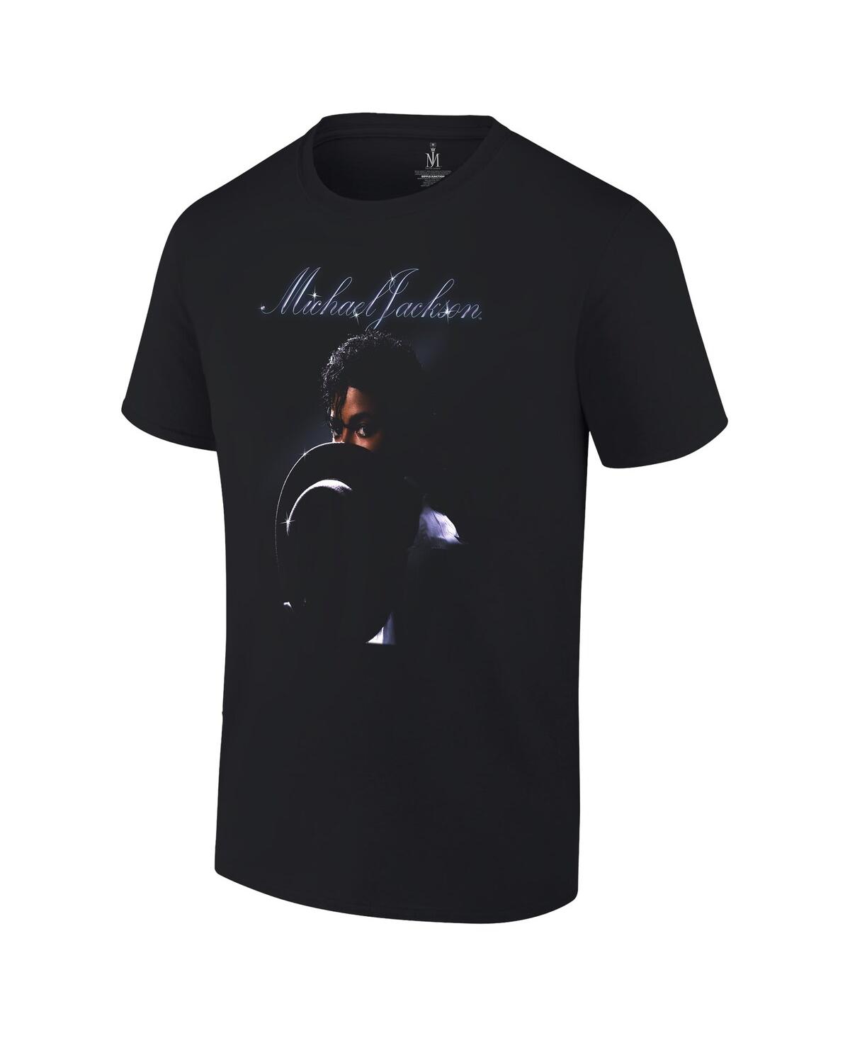 Ripple Junction Men'sMichael Jackson Chrome Shine T-Shirt - Black