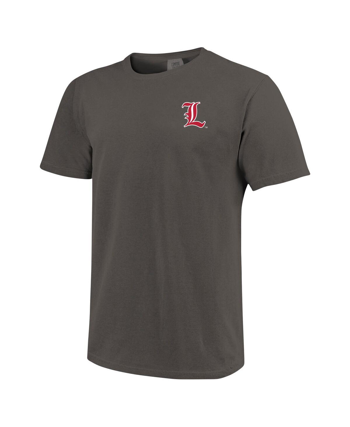 Image One Men'sLouisville Cardinals Baseball Comfort Colors T-Shirt - Graphite