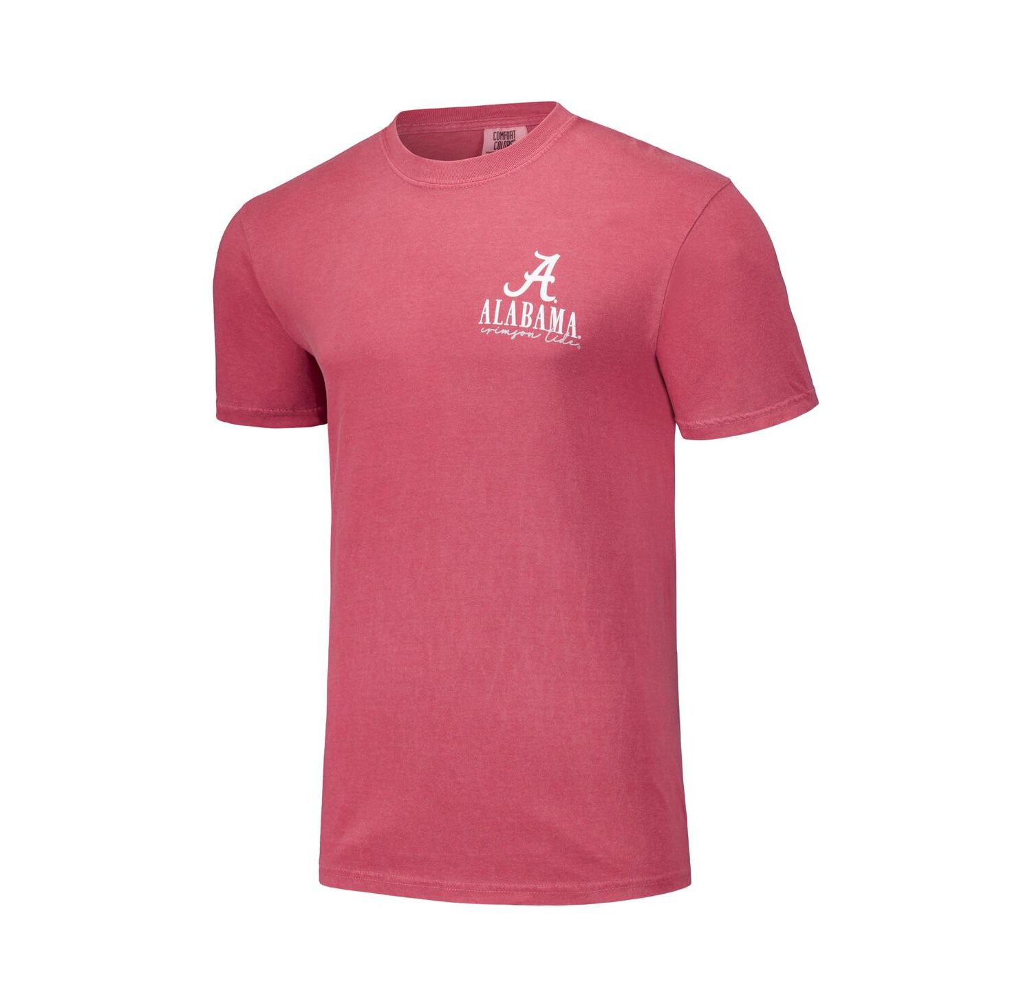 Men's and Women's Crimson Alabama Crimson Tide Hyper Local Campus Poster T-Shirt