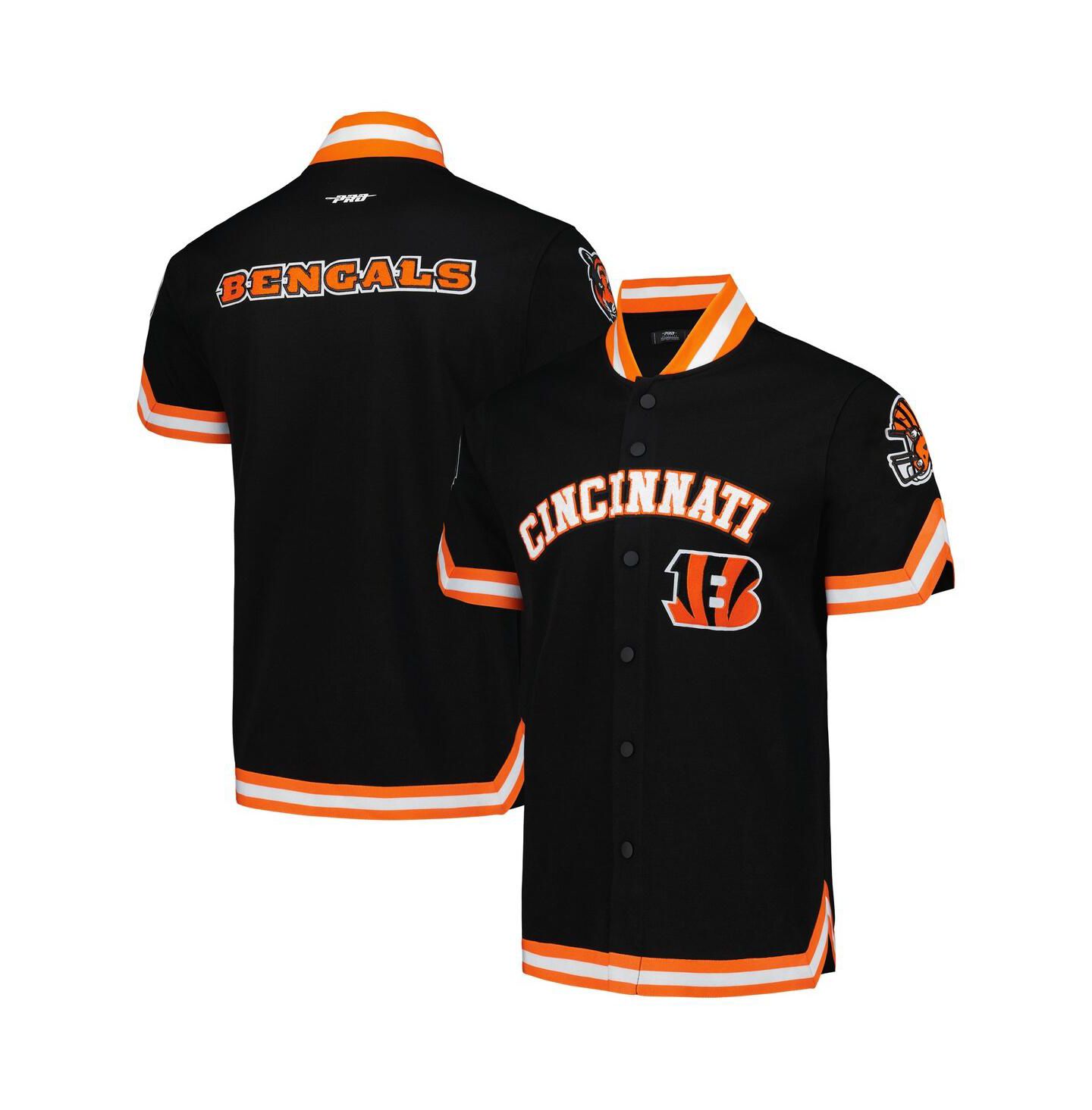 Мужская куртка Pro Standard Black Cincinnati Bengals Classic Warm-Up Short Sleeve Full-Snap — фото 1
