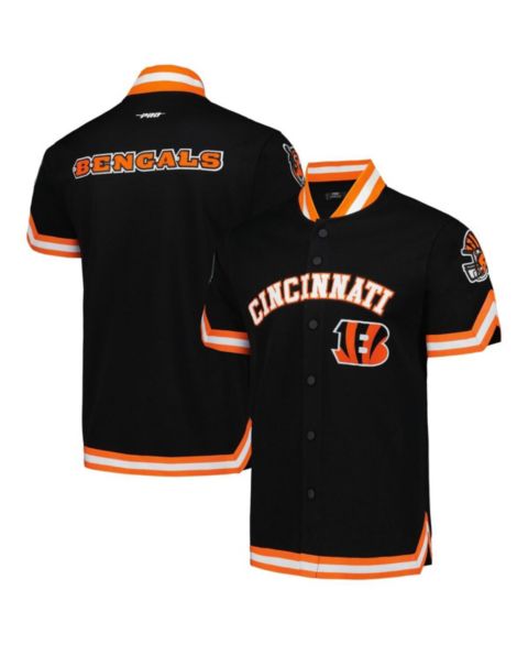 Мужская куртка Pro Standard Black Cincinnati Bengals Classic Warm-Up Short Sleeve Full-Snap