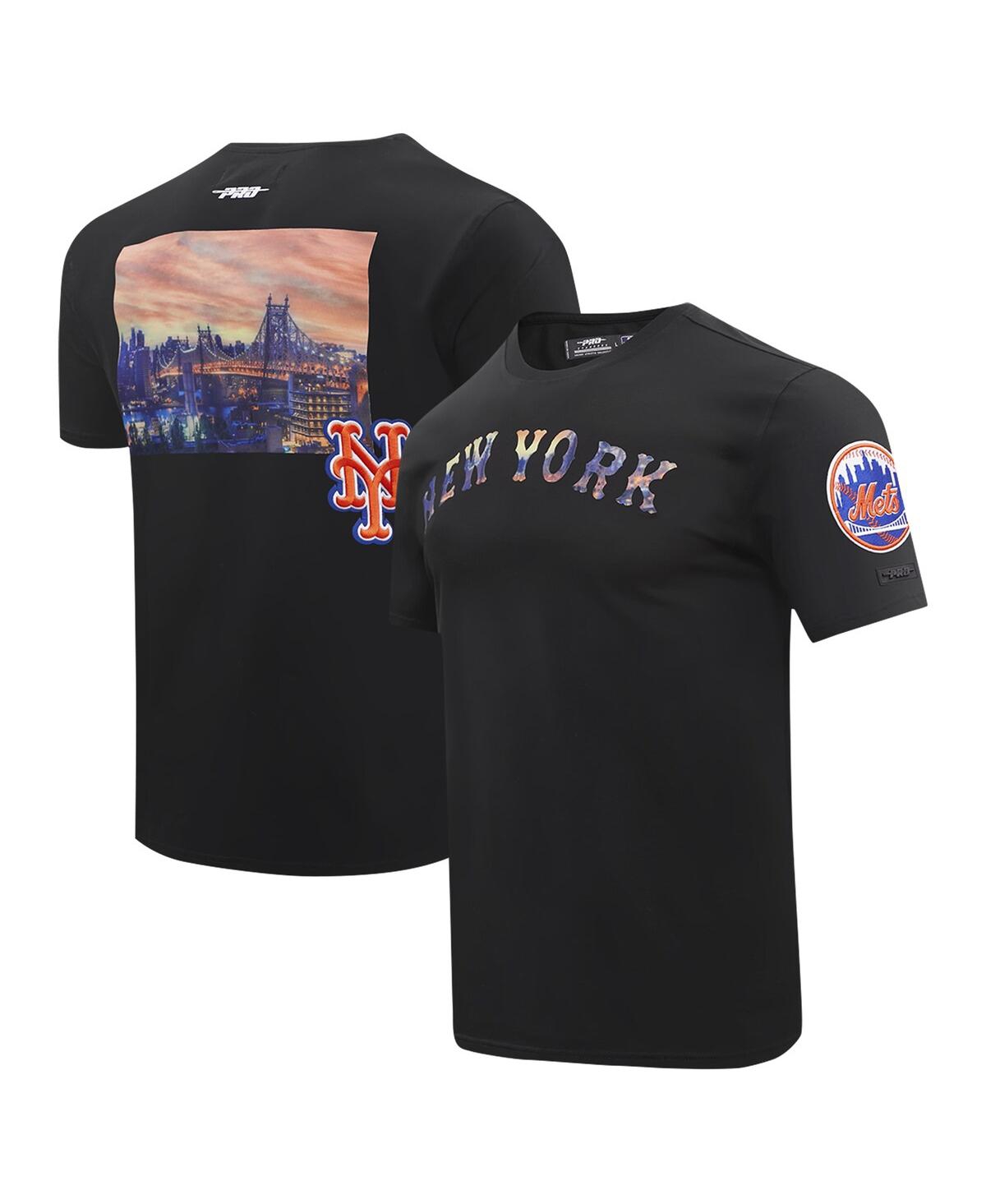 Men's Black New York Mets Cityscape T-Shirt - Black