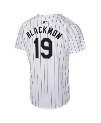 Big Boys and Girls Charlie Blackmon White Colorado Rockies Home Game Player Jersey