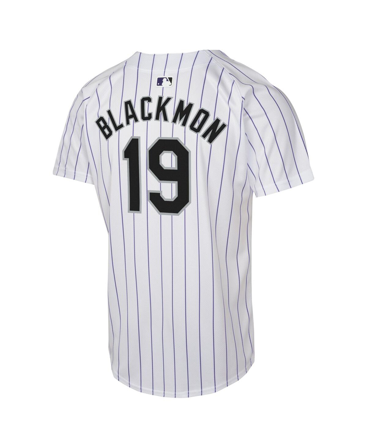 Nike Big Boys and Girls Charlie BlackmonColorado Rockies Home Game Player Jersey - White
