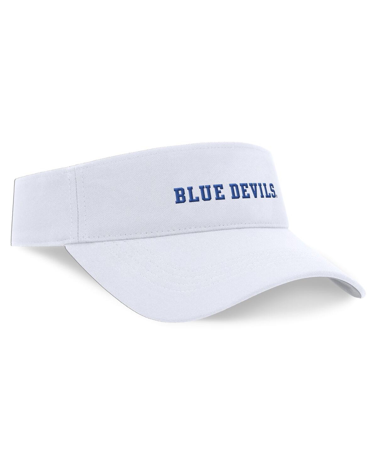 Nike Men's and Women'sDuke Blue Devils 2024 Sideline Fit Ace Visor - White