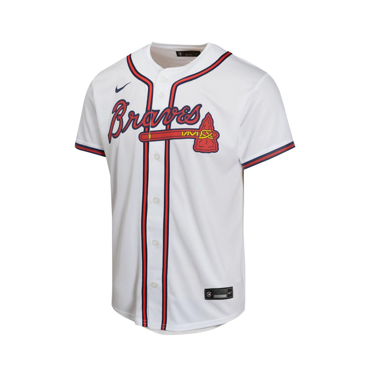 Детское джерси Nike Matt Olson Atlanta Braves Home Game Player, White — фото 3