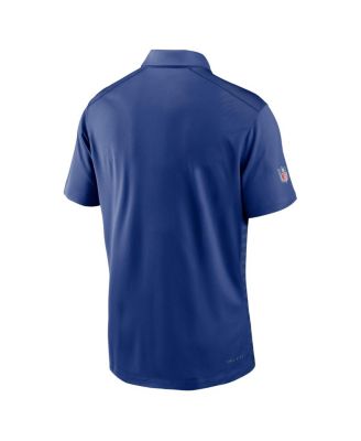 Men's Royal New York Giants 2024 Sideline Victory Performance Polo