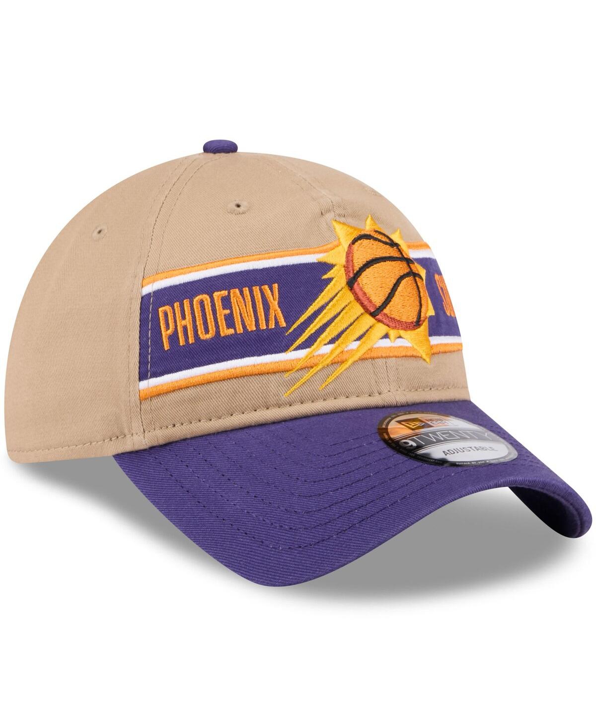 New Era Men'sPurple Phoenix Suns 2024 Nba Draft 9TWENTY Adjustable Hat - Tan, Purple