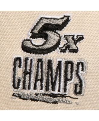 Men's Cream/Black San Antonio Spurs 5x NBA Champions Soul Legacy Defined Snapback Hat