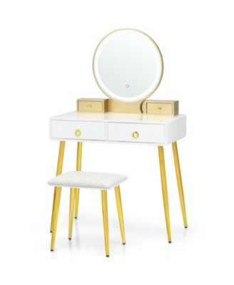 Vanity Table Set with Mirror