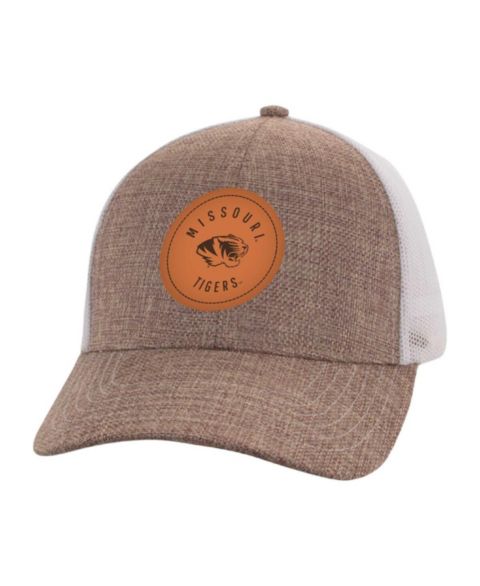 Мужская кепка Ahead Tan/White Missouri Tigers Pregame Adjustable Hat
