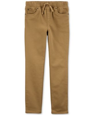 Carter's - Little & Big Boys Pull-On Khaki Pants