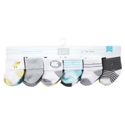 Grow with Me Fit Cotton Terry Socks for Growing Feet