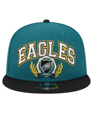 Men's Midnight Green/Black Philadelphia Eagles Team Establish 9FIFTY Snapback Hat