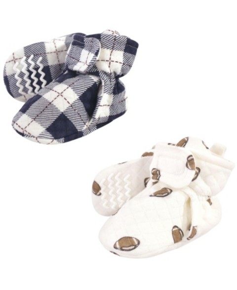Детские Hudson Baby Quilted Booties Two Pack