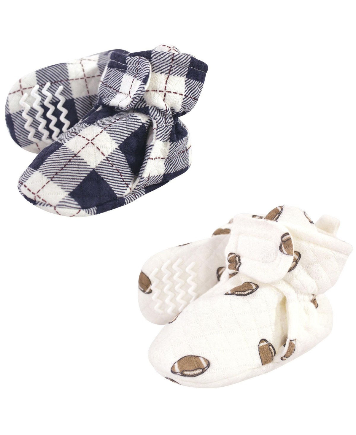 Детские Hudson Baby Quilted Booties Two Pack — фото 1
