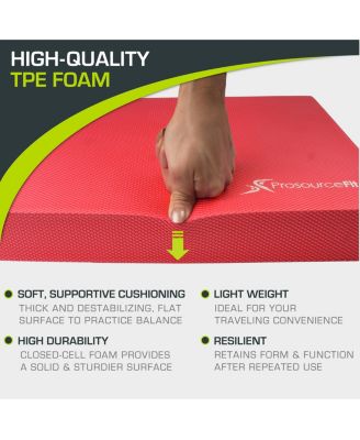 Exercise Balance Pad, Regular 15.5 x 12.75-in