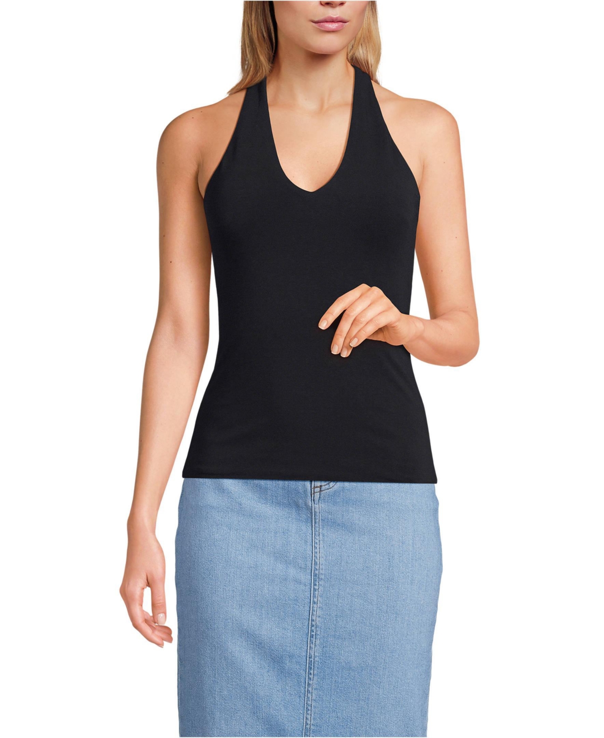 Lands' End Women's Slender Halter Top