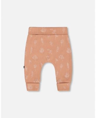 Double cotton pants Baby Brown Mix Floral main image 0