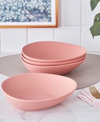 Delilah Porcelain Pasta Bowls, Set of 6