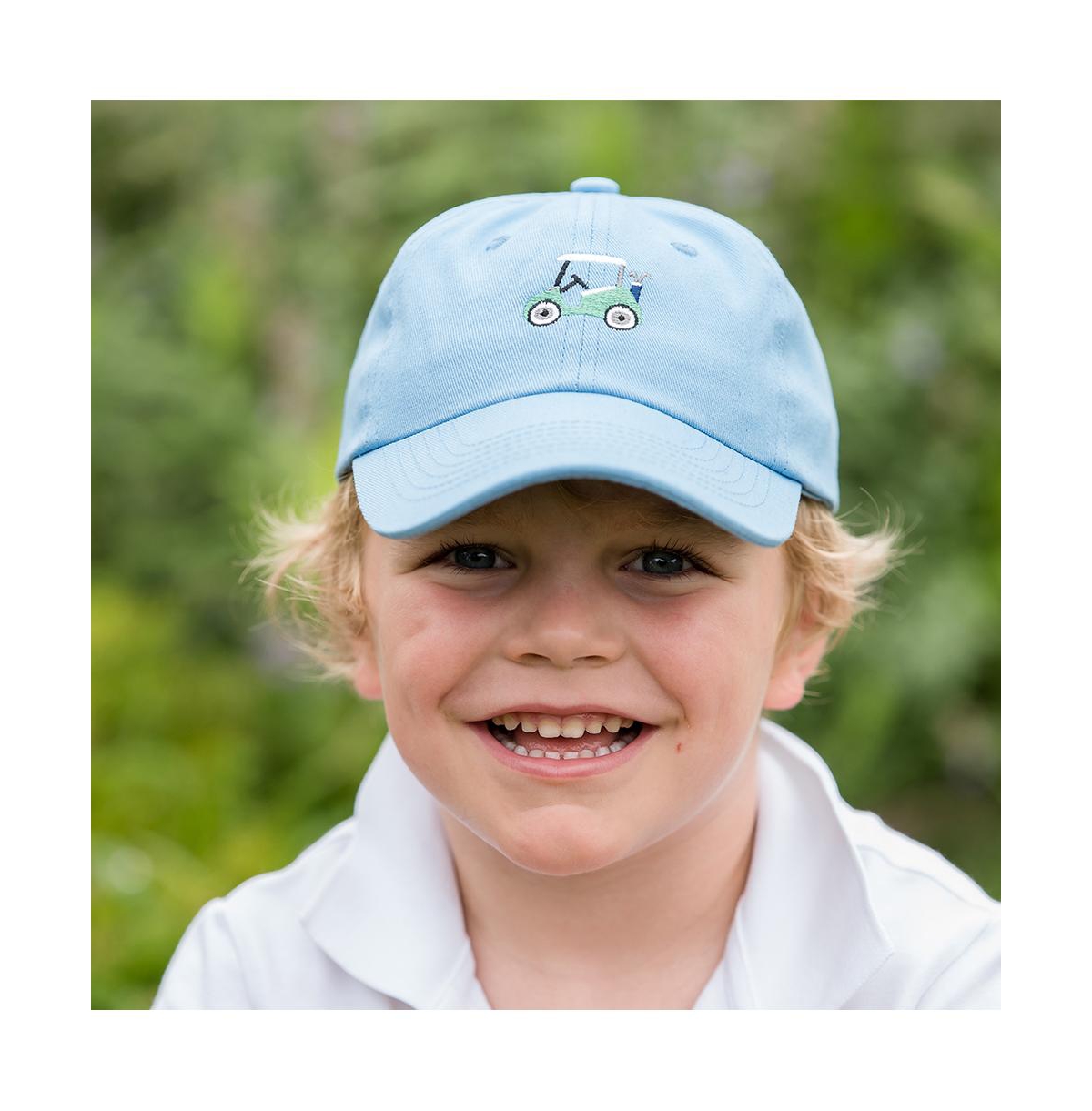 Bits & Bows Boys Boys Golf Cart Baseball Hat - Blue