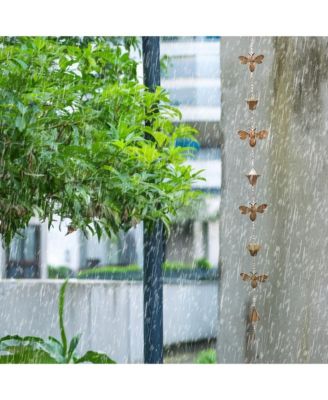 Iron Bumble Bee Rain Chain 66.5”L