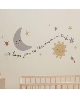 Bedtime Originals 60.25 x 26.5 x 0.01 inches Celestial Moon & Stars Wall Decal/Stickers