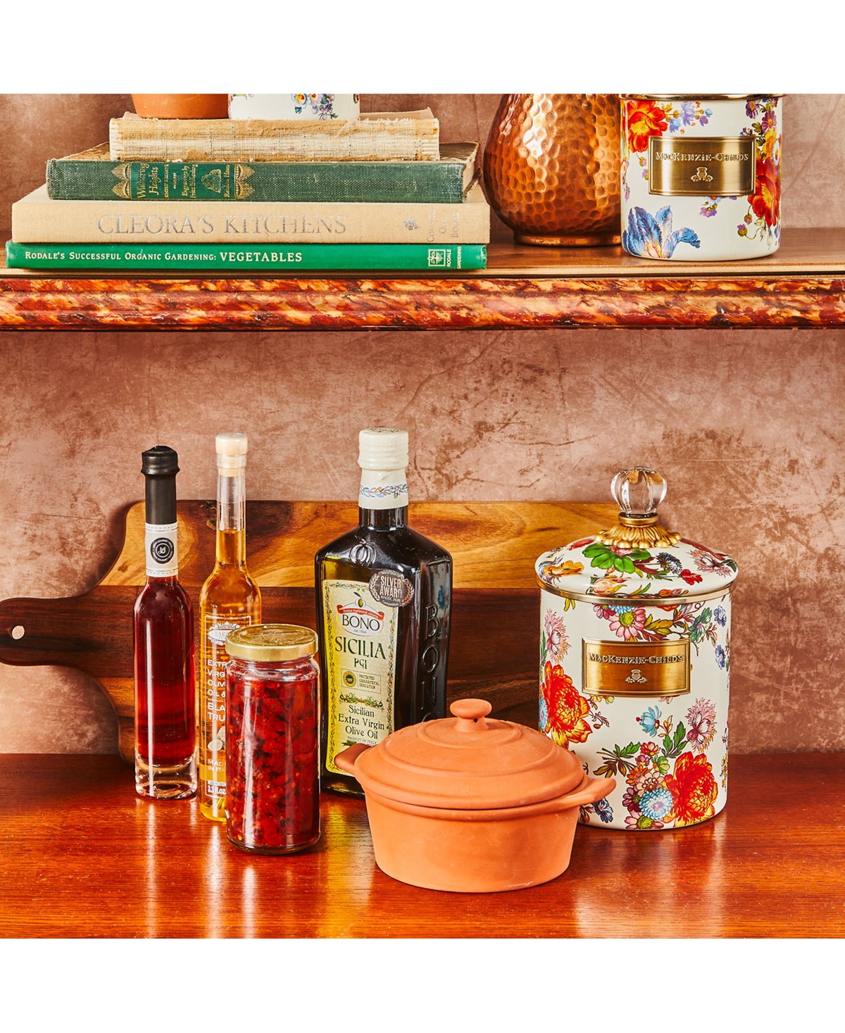 Mackenzie-childs Medium Flower Market Canister In No Color