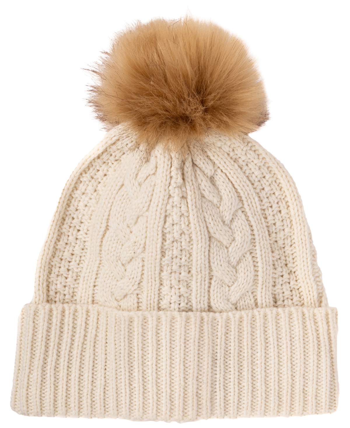 Lauren Ralph Lauren Cable Hat With Direct Embroidery And