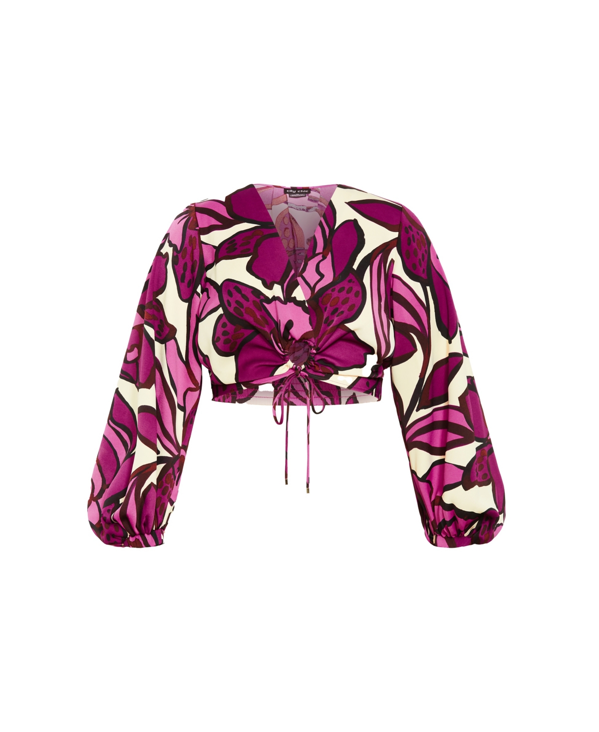 City Chic Women'sPrint Top - Fiesta