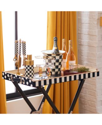 Courtly Check Wine Glass